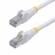 StarTech.com Cable de Red Ethernet CAT8 Blanco de 2m - Snagless - sin Pestillo - 25G/40G